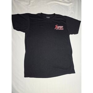 Rivers End XSport Fitness T-Shirt Mens Small Black Solar Shield Performance Tee